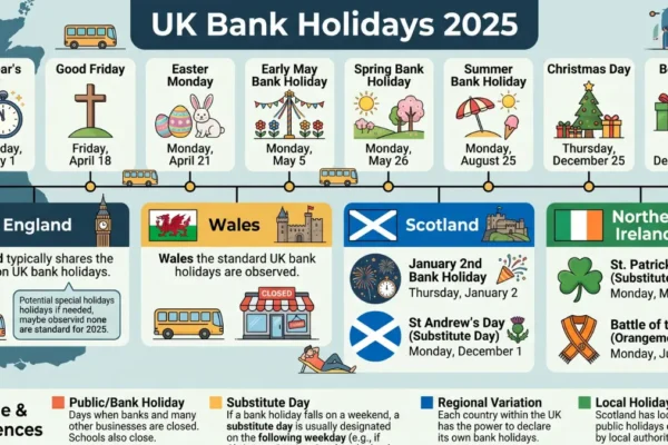uk bank holidays 2025