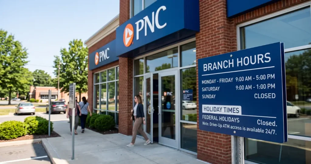 pnc bank hours