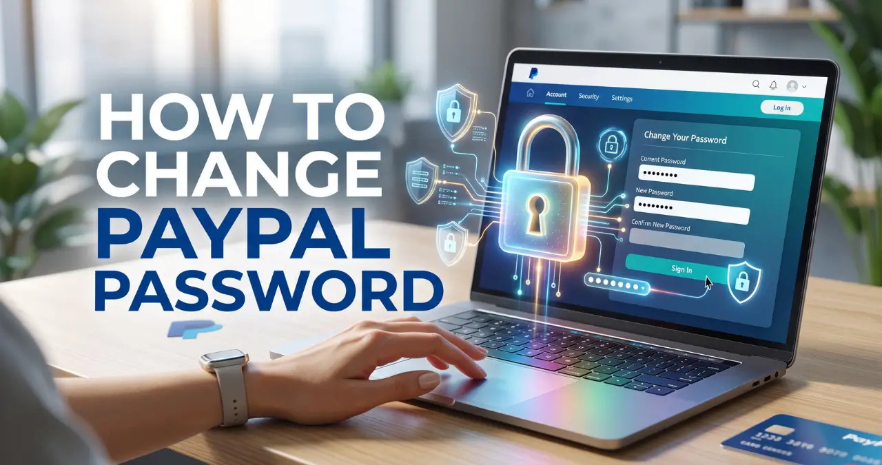how to change paypal password