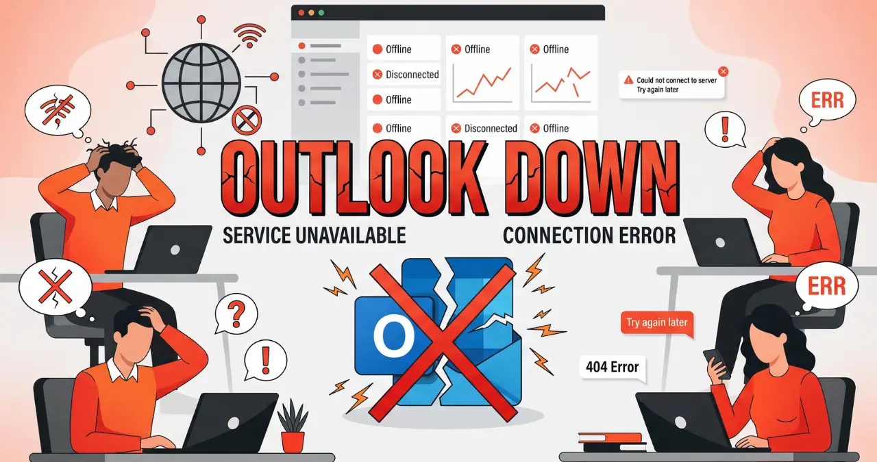 outlook down