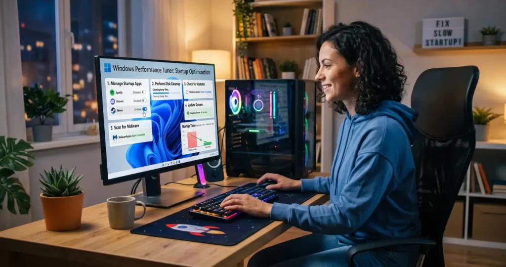 how to fix slow startup windows